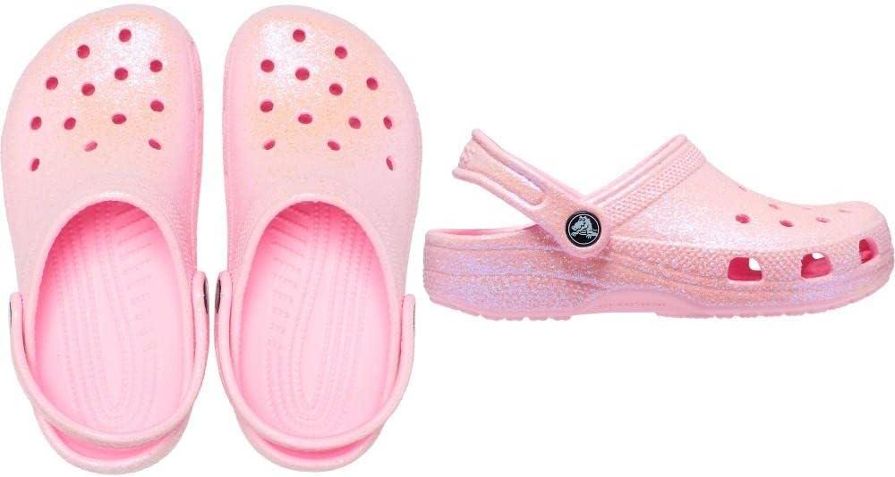 imageCrocs Kids Classic Glitter ClogFlamingo
