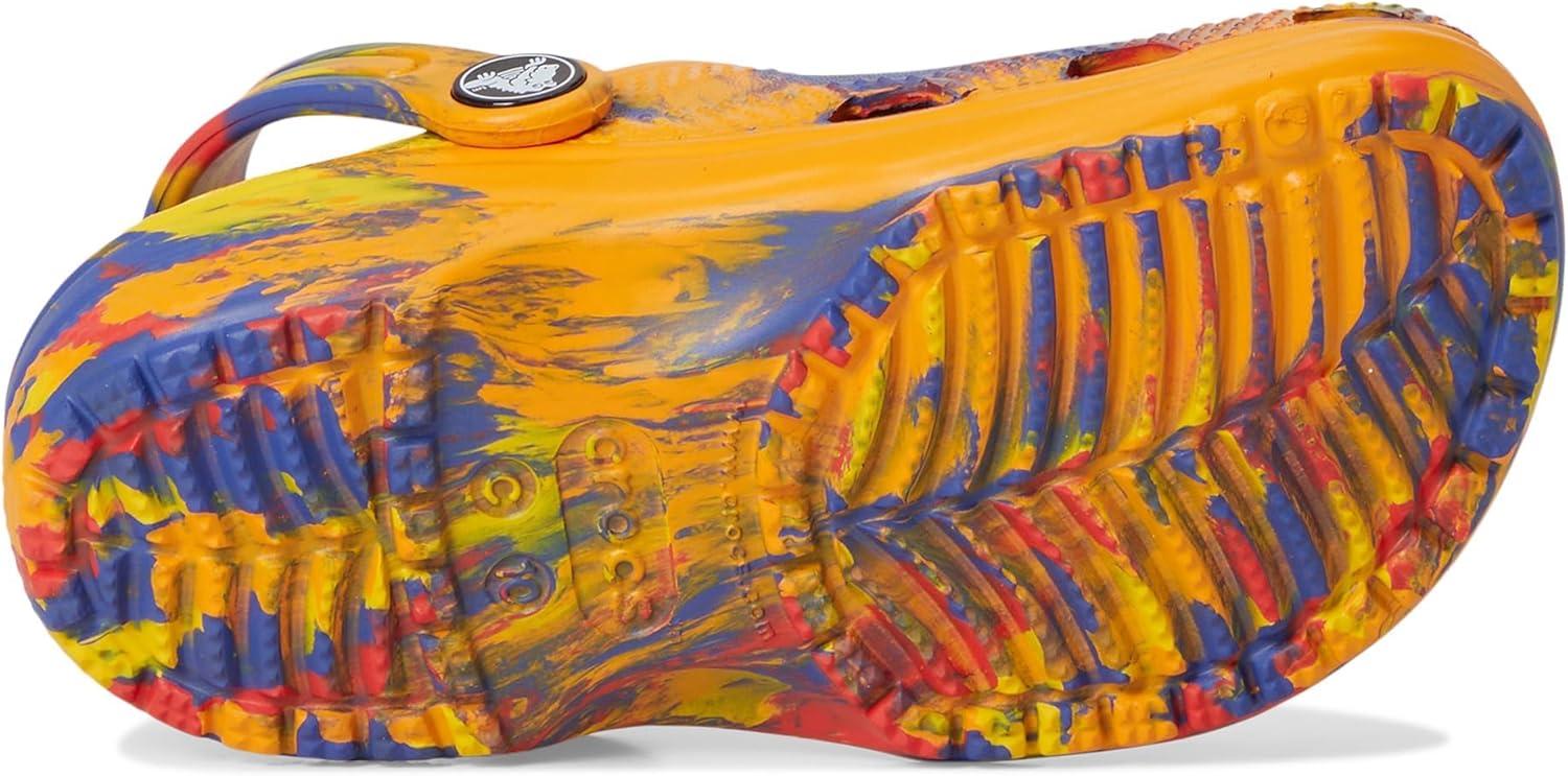 imageCrocs Kids Classic Marbled TieDye ClogOrange ZingMulti