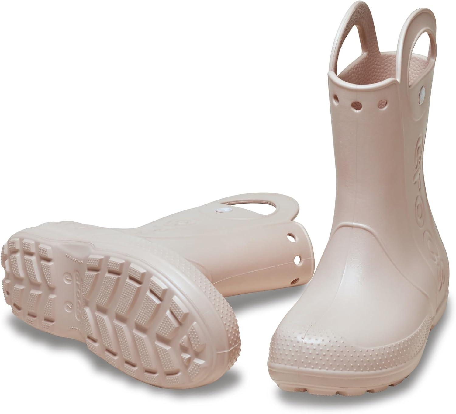 imageCrocs Kids Handle It Rain BootsQuartz Pink