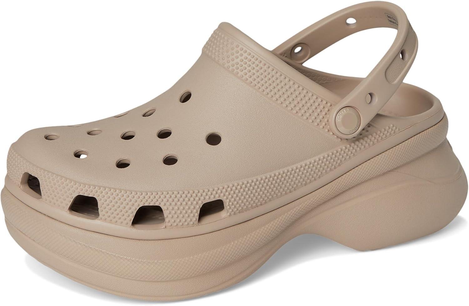 imageCrocs Unisex Adult Classic Bae ClogsTaupe