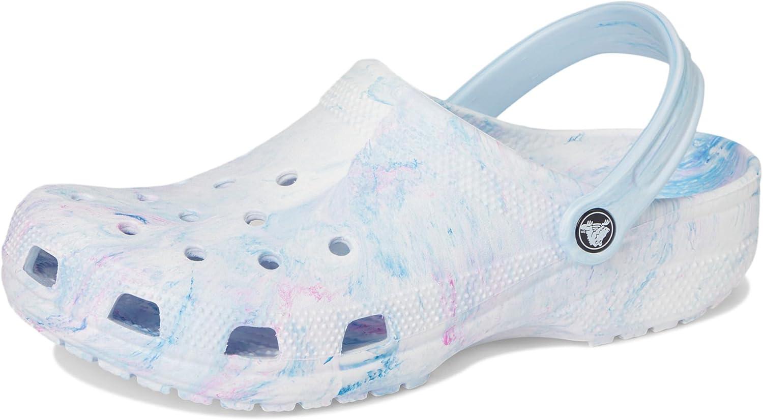 imageCrocs Unisex Adult Classic Marbled TieDye ClogsOxygen Swirl