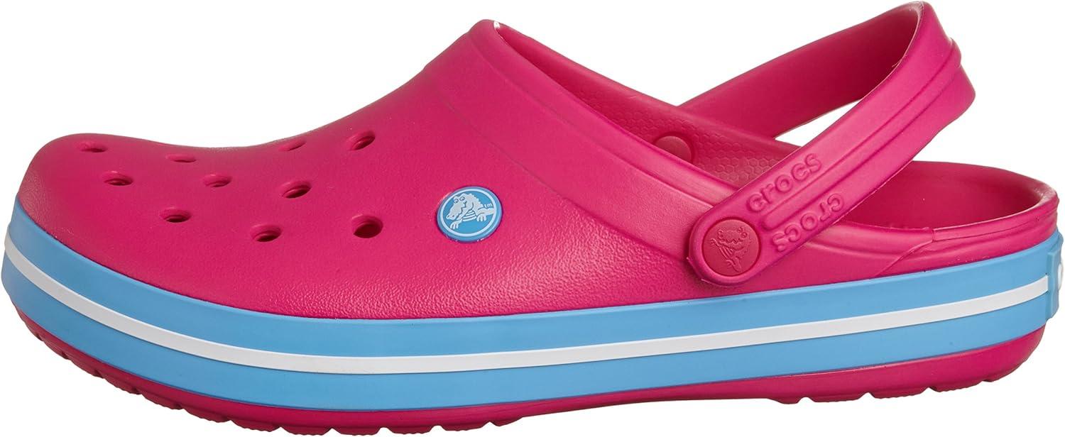 imageCrocs Unisex Adult Crocband ClogPink Candy Pink Bluebell