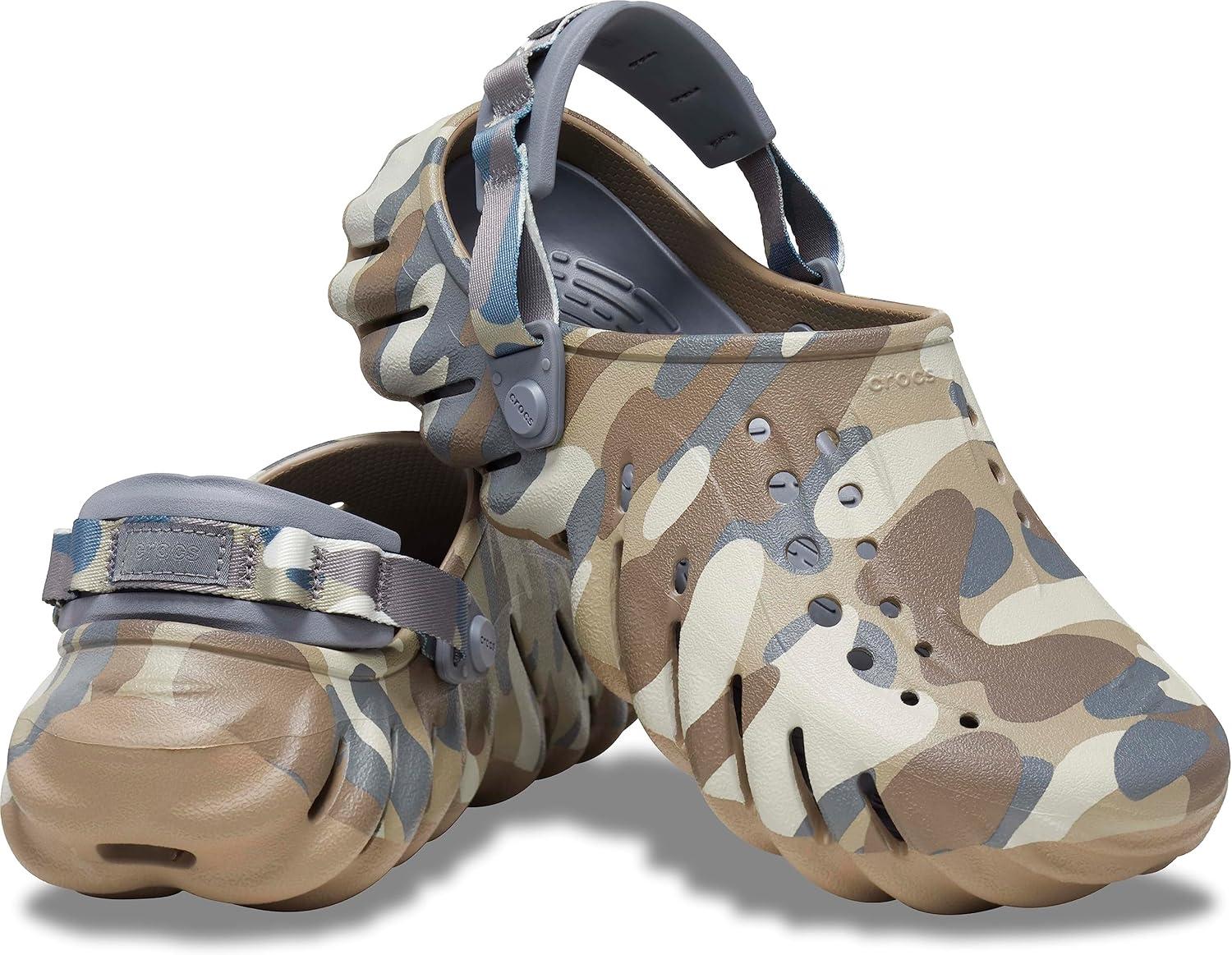 imageCrocs Unisex Adult Echo ClogCharcoalCamo Redux