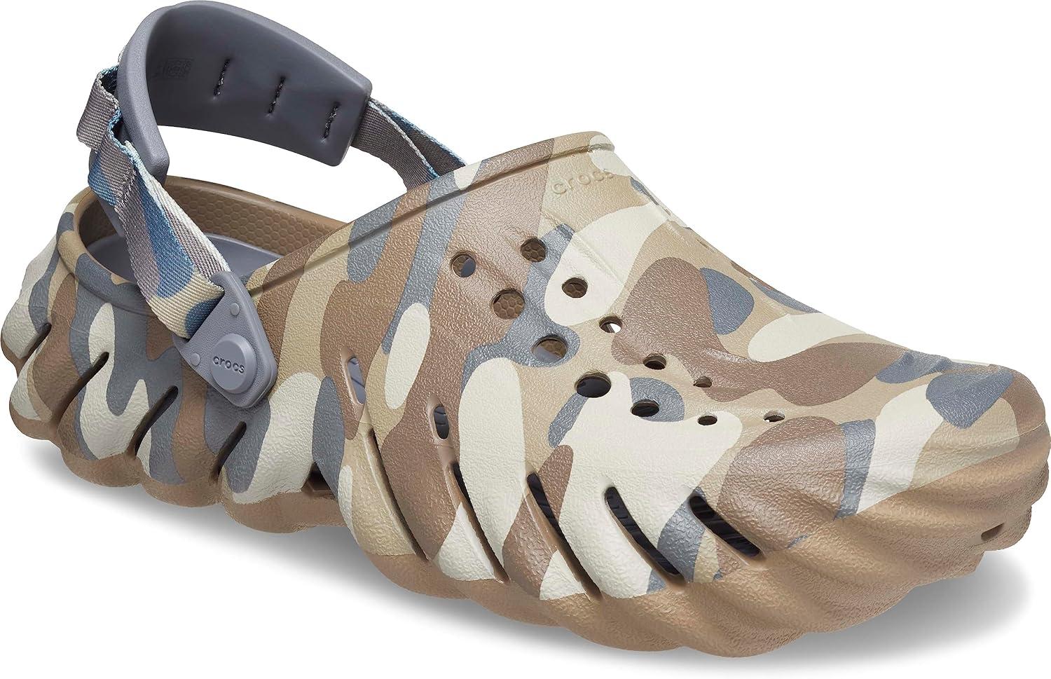imageCrocs Unisex Adult Echo ClogCharcoalCamo Redux