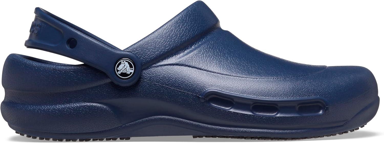 imageCrocs UnisexAdult Bistro Clogs Slip Resistant Work ShoesNavy