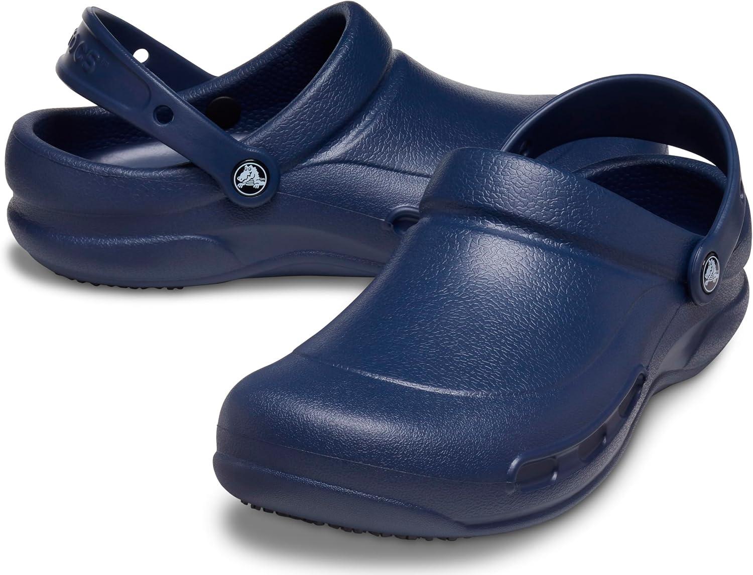imageCrocs UnisexAdult Bistro Clogs Slip Resistant Work ShoesNavy
