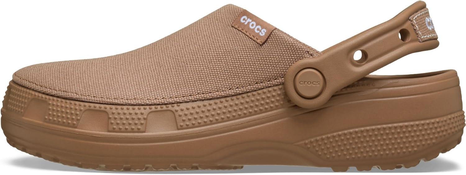 imageCrocs UnisexAdult Classic Crafted Canvas Clogs for Men and WomenMilk Chocolate