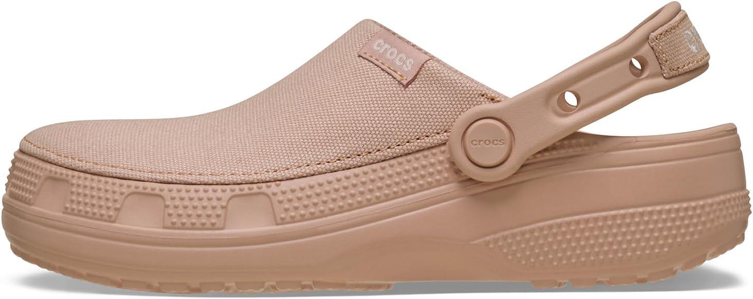 imageCrocs UnisexAdult Classic Crafted Canvas Clogs for Men and WomenPink Caramel