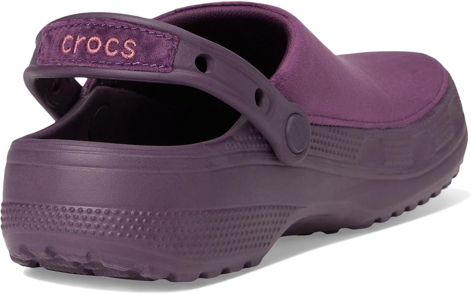 imageCrocs UnisexAdult Classic Crafted Canvas Clogs for Men and WomenPlush Plum Velvet