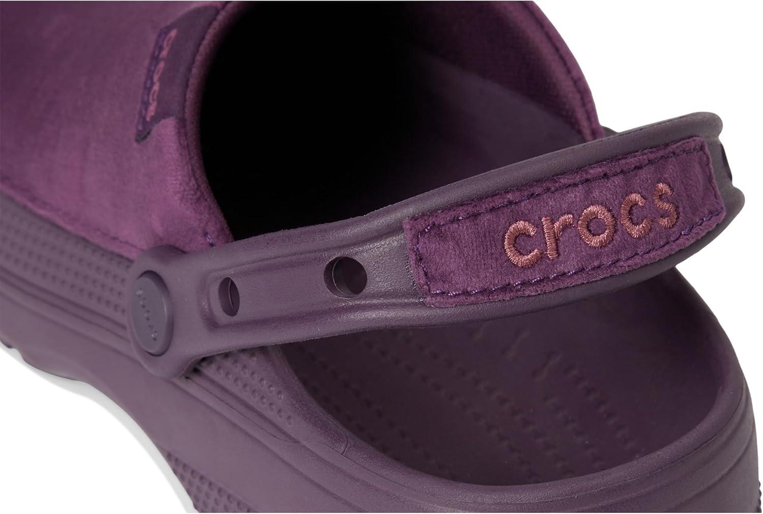 imageCrocs UnisexAdult Classic Crafted Canvas Clogs for Men and WomenPlush Plum Velvet