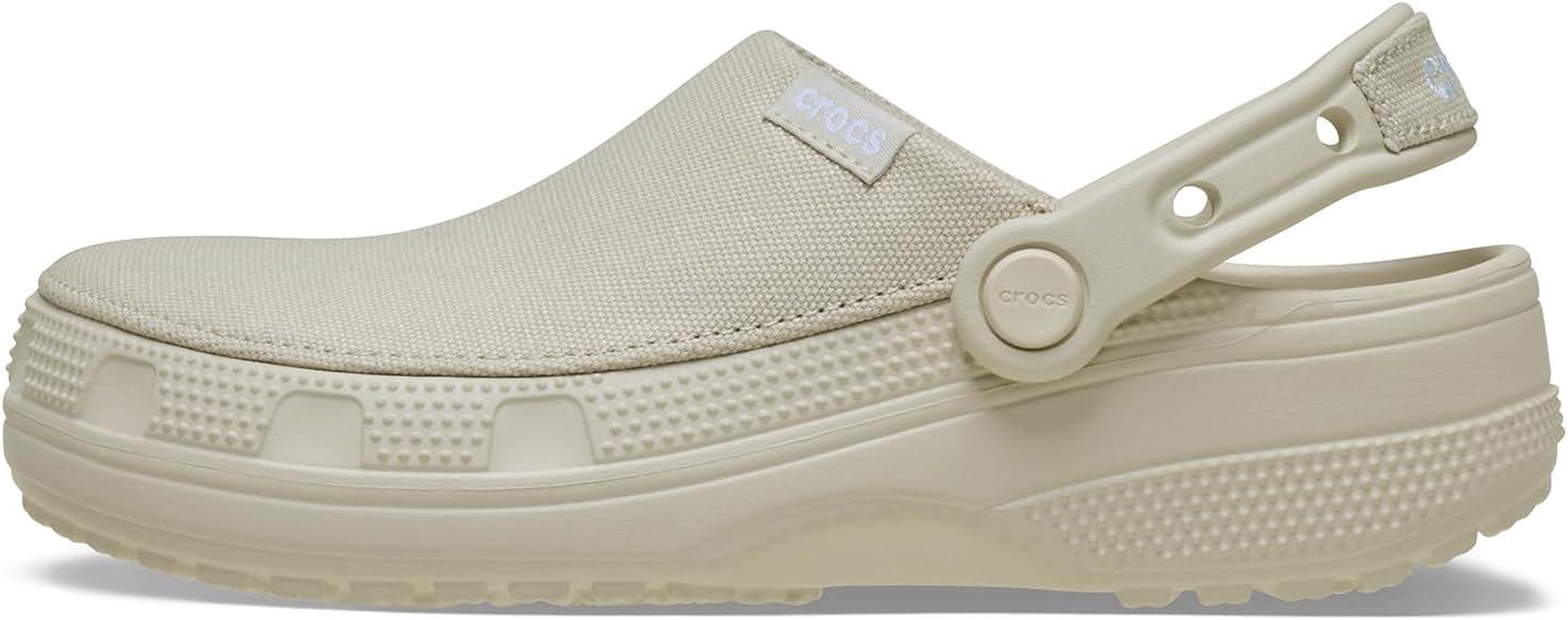 imageCrocs UnisexAdult Classic Crafted Canvas Clogs for Men and WomenStucco