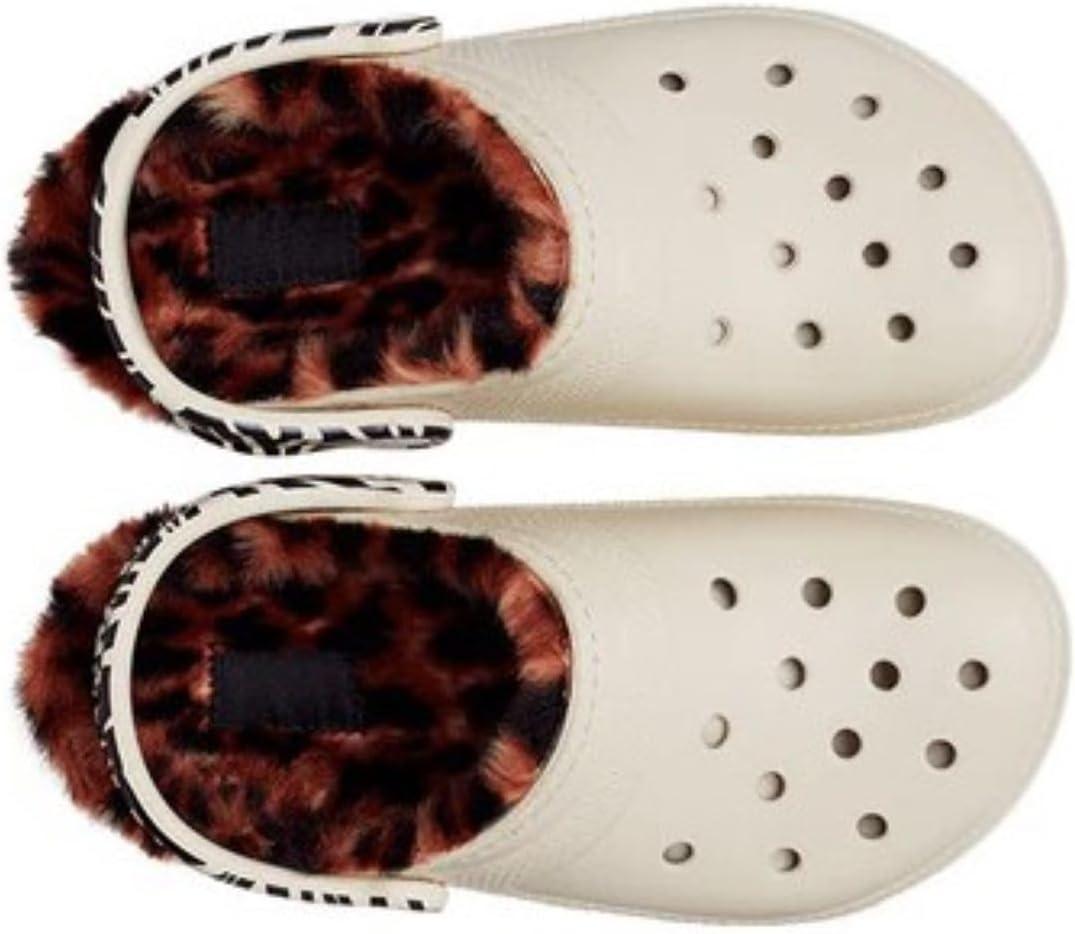 imageCrocs UnisexAdult Classic Lined ClogBoneMulti Animal Remix