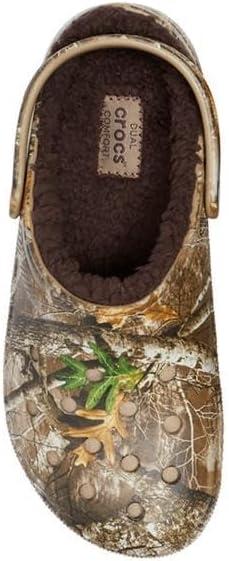 imageCrocs UnisexAdult Classic Lined ClogChocolateChocolate Realtree