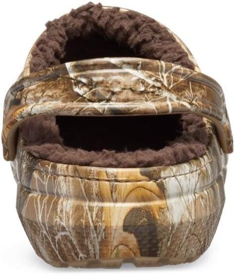 imageCrocs UnisexAdult Classic Lined ClogChocolateChocolate Realtree