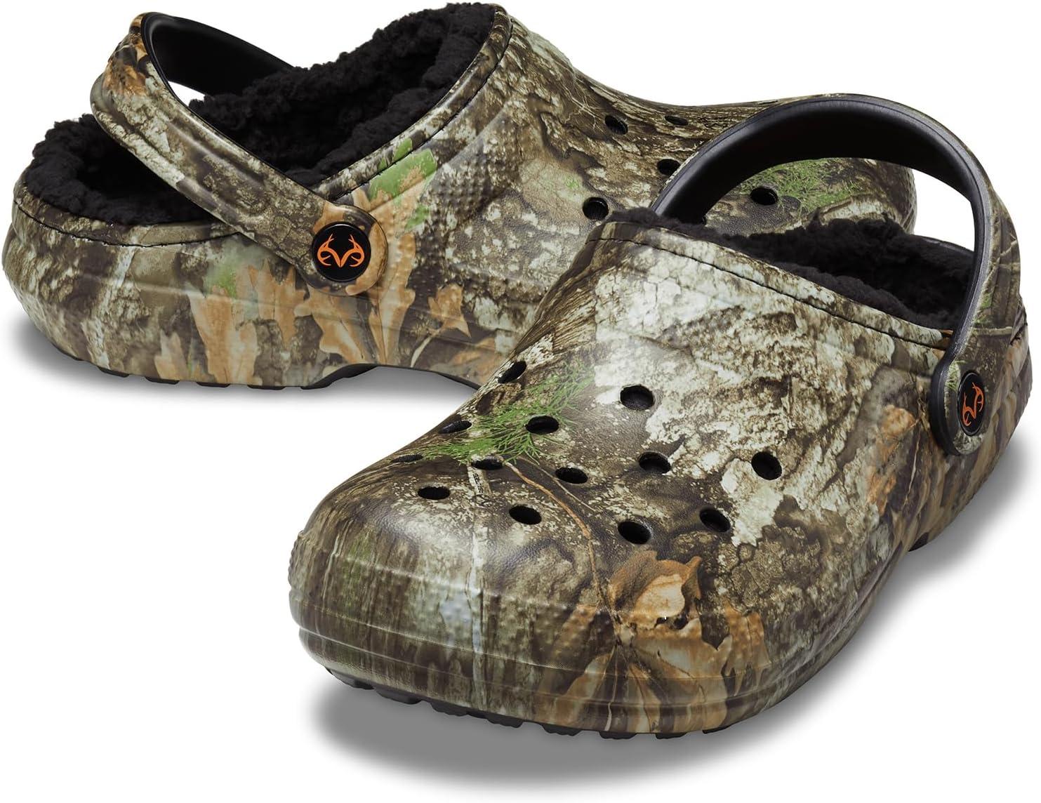 imageCrocs UnisexAdult Classic Lined ClogKhakiMulti
