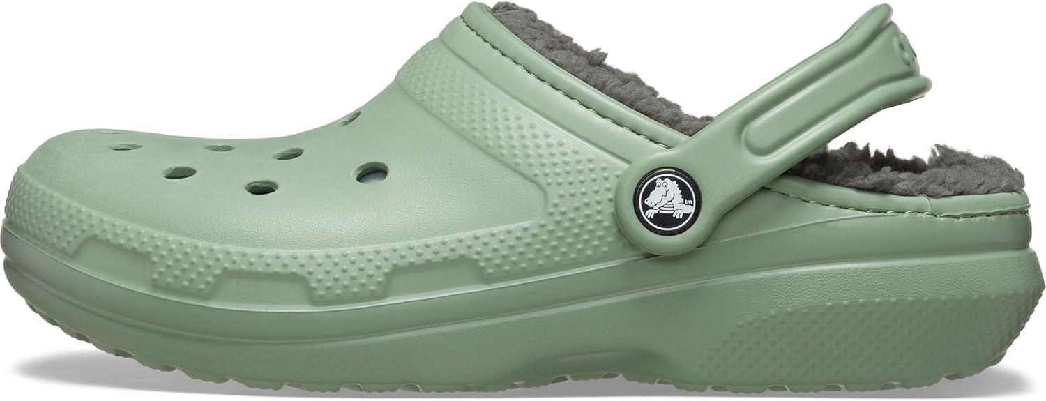 imageCrocs UnisexAdult Classic Lined ClogMossMulti