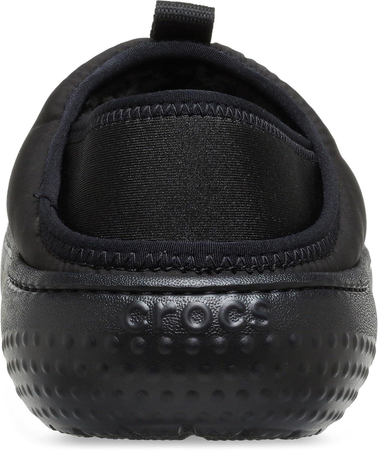 imageCrocs UnisexAdult Classic Puff Moc SlipperBlackBlack