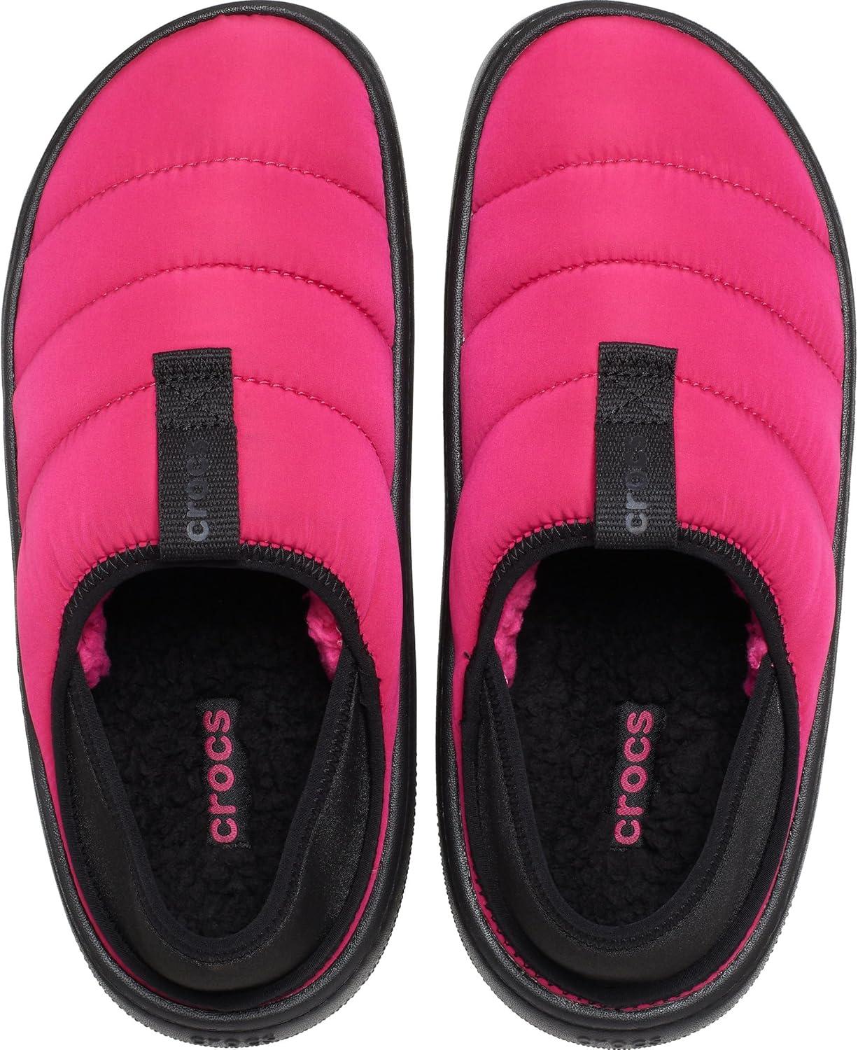 imageCrocs UnisexAdult Classic Puff Moc SlipperDragon FruitMulti