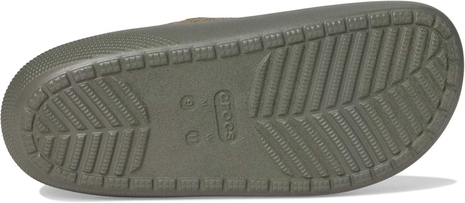 imageCrocs UnisexAdult Classic Puff Moc SlipperGalactic Grey Suede