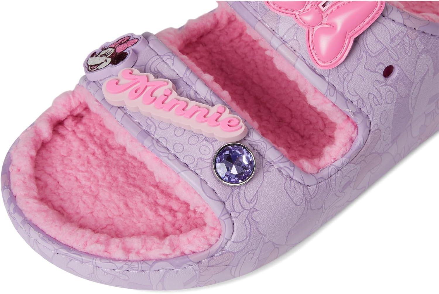 imageCrocs UnisexAdult Disney Minnie Mouse ampamp Daisy Cozzzy Sandals SlipperMinnieDaisy