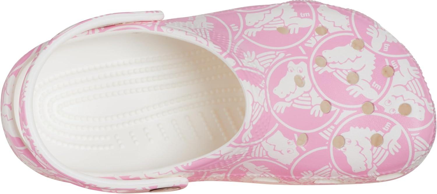 imageCrocs UnisexChild Classic Graphic ClogPink Tweed