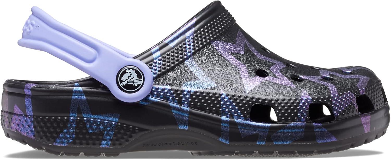 imageCrocs UnisexChild Classic Graphic ClogStarsBlack Disco Party