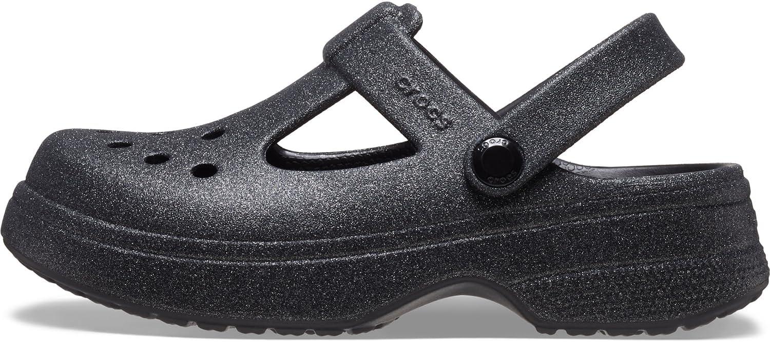imageCrocs UnisexChild Classic Mary Jane Clogs ToddlerBlack 1
