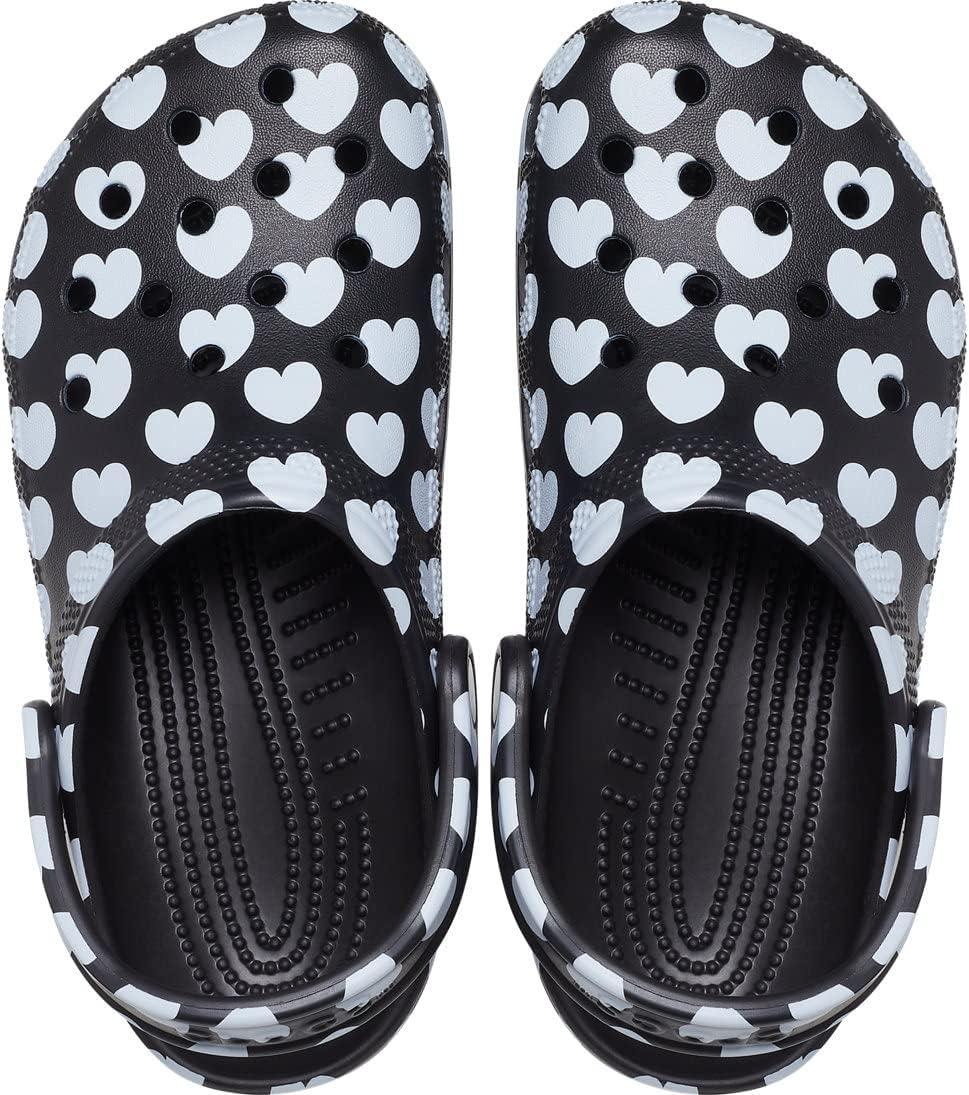 imageCrocs Womens Classic Marbled Tiedye ClogsBlack White