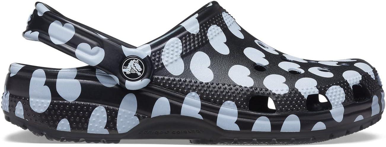 imageCrocs Womens Classic Marbled Tiedye ClogsBlackWhite
