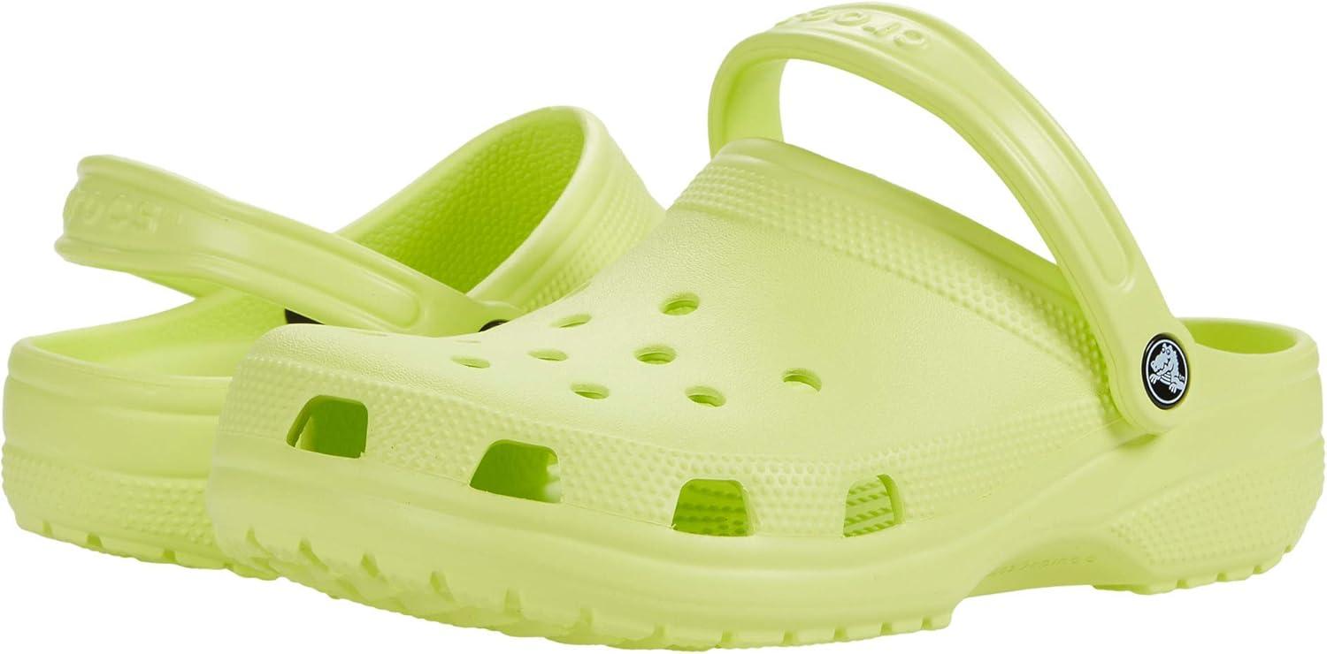 imageCrocs Womens Classic Marbled Tiedye ClogsLime Zest