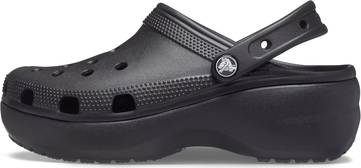 imageCrocs Womens Classic Platform ClogBlack