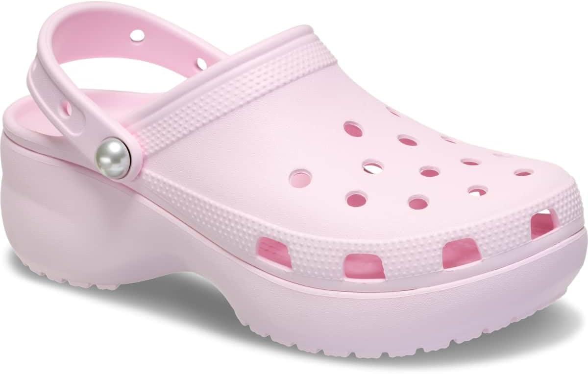 imageCrocs Womens Classic Platform ClogPink Milk
