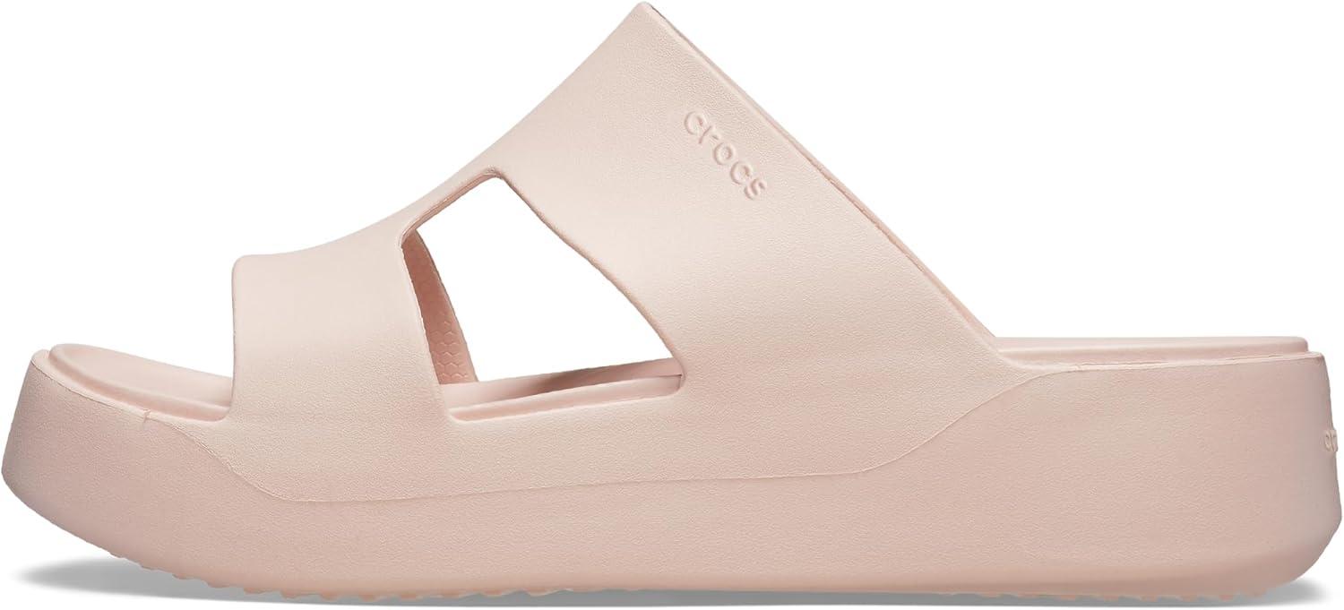 imageCrocs Womens Getaway Platform HStrap Wedge SandalsQuartz