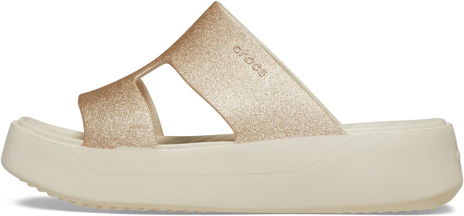 imageCrocs Womens Getaway Platform HStrap Wedge SandalsStucco