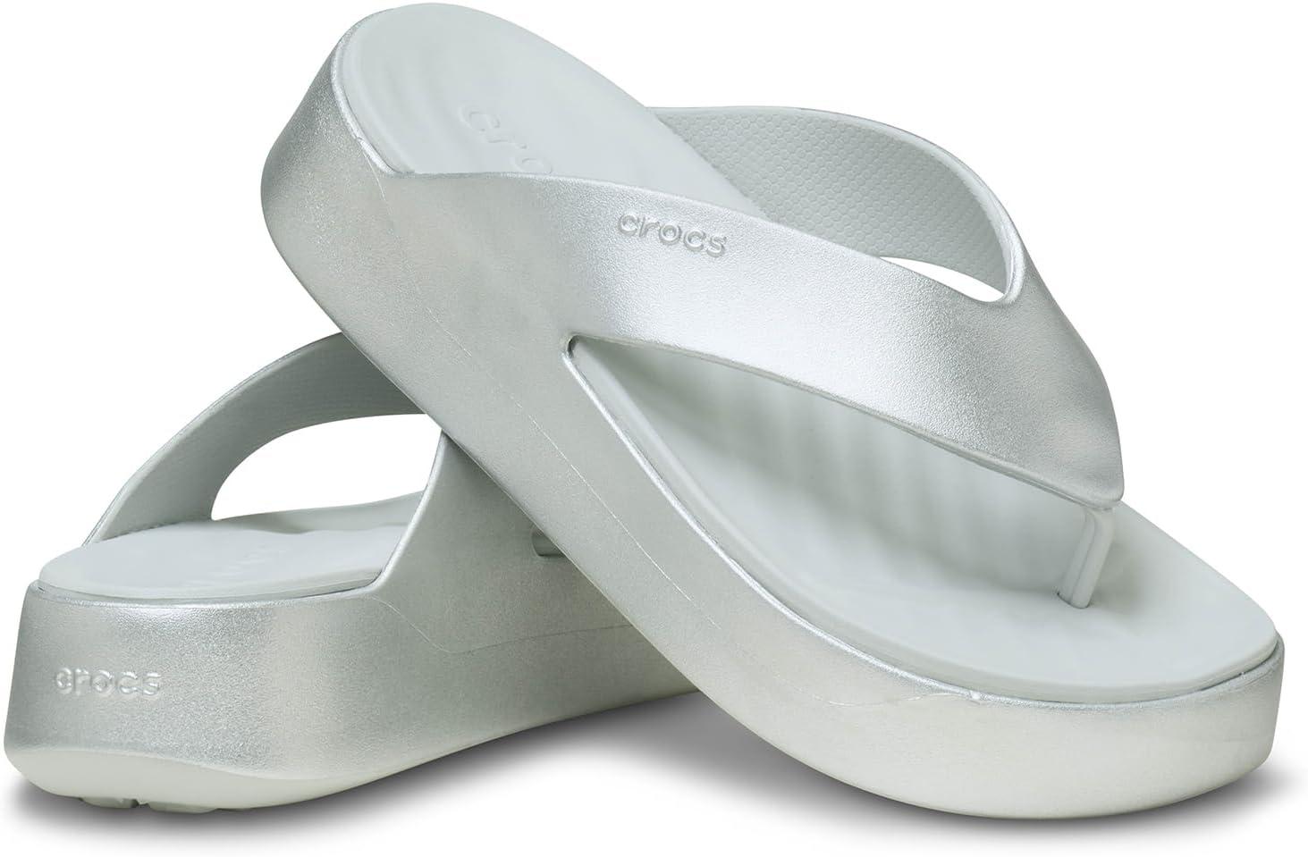 imageCrocs Womens Getaway Platform SandalsSilver