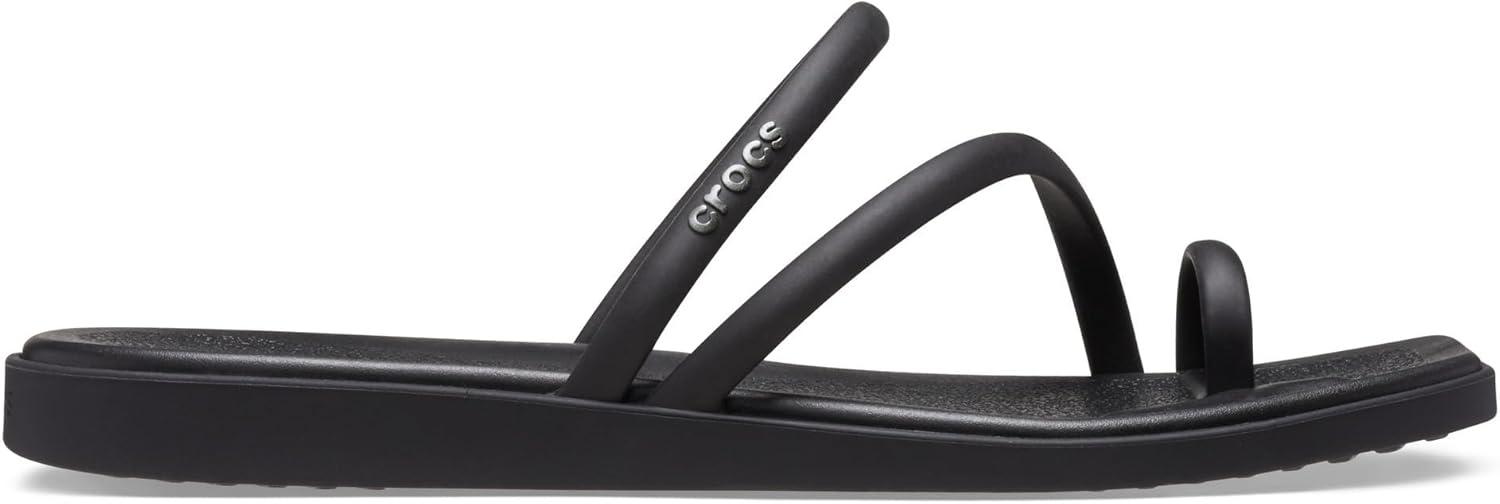 imageCrocs Womens Miami Toe Loop SandalsBlack