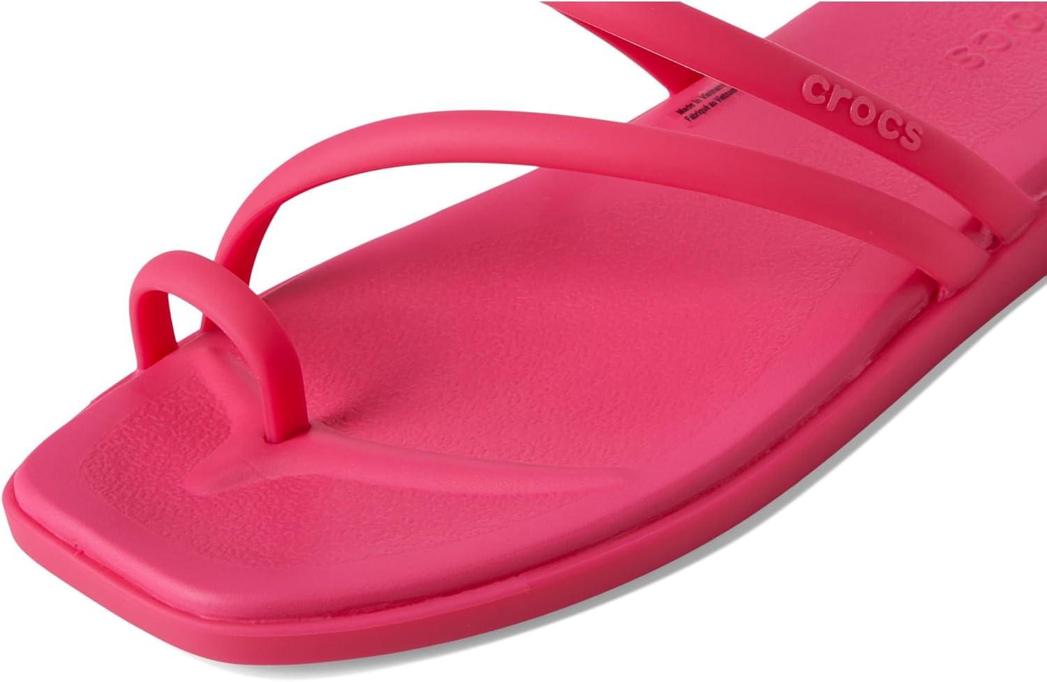 imageCrocs Womens Miami Toe Loop SandalsDragon Fruit