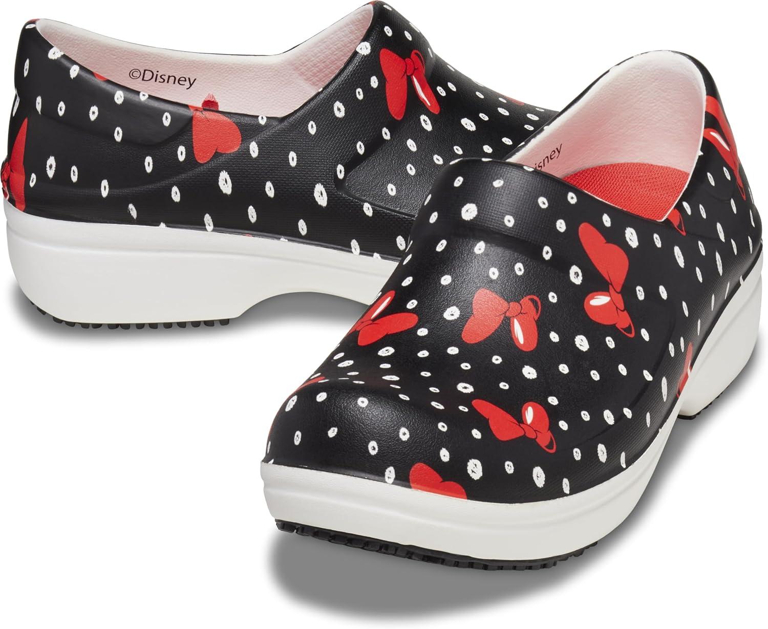 imageCrocs Womens Neria Pro II Clogs Slip Resistant Work Shoes for WomenMinnie Bows