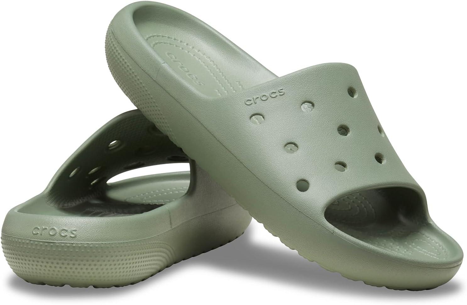 imageCrocs unisexadult Classic Slide 20Moss
