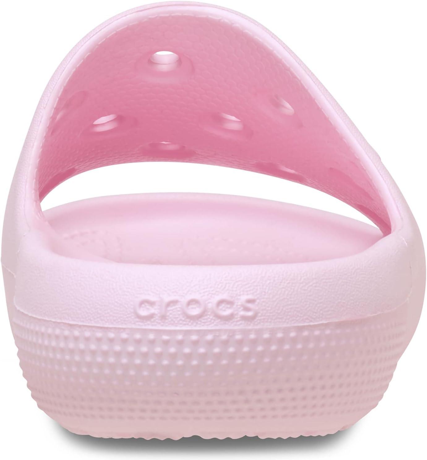 imageCrocs unisexadult Classic Slide 20Pink Milk