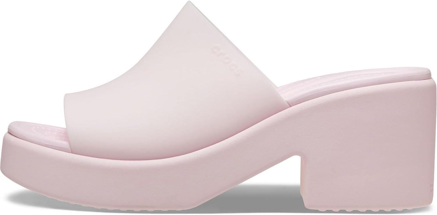 imageCrocs womens Brooklyn Slide HeelPink Milk