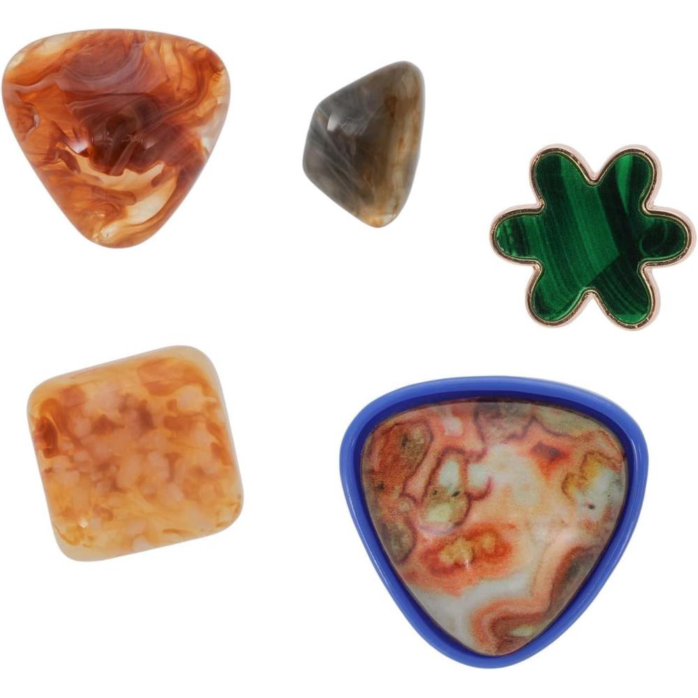 imageCrocs Jibbitz Charms Elevated  Versatile Designs for Girls and Boys  Synthetic and Man Made ConstructionCrafted Stones