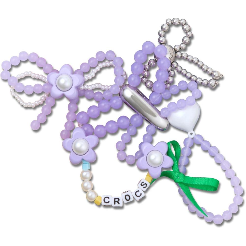 imageCrocs Jibbitz Charms Elevated  Versatile Designs for Girls and Boys  Synthetic and Man Made ConstructionPurple Meta