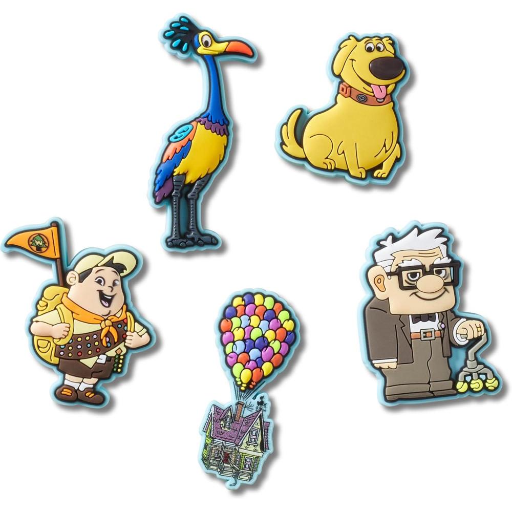 imageCrocs Jibbitz Packs for Shoes and Sandals  Beautiful Accessory Colorful Charms and Constructed with Synthetic MaterialDisney Up