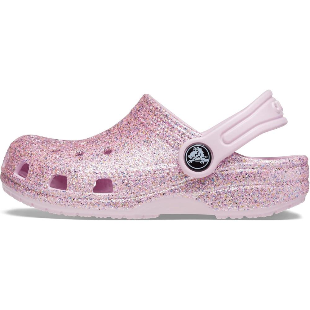 imageCrocs Kids Classic ClogsWhiteRainbow