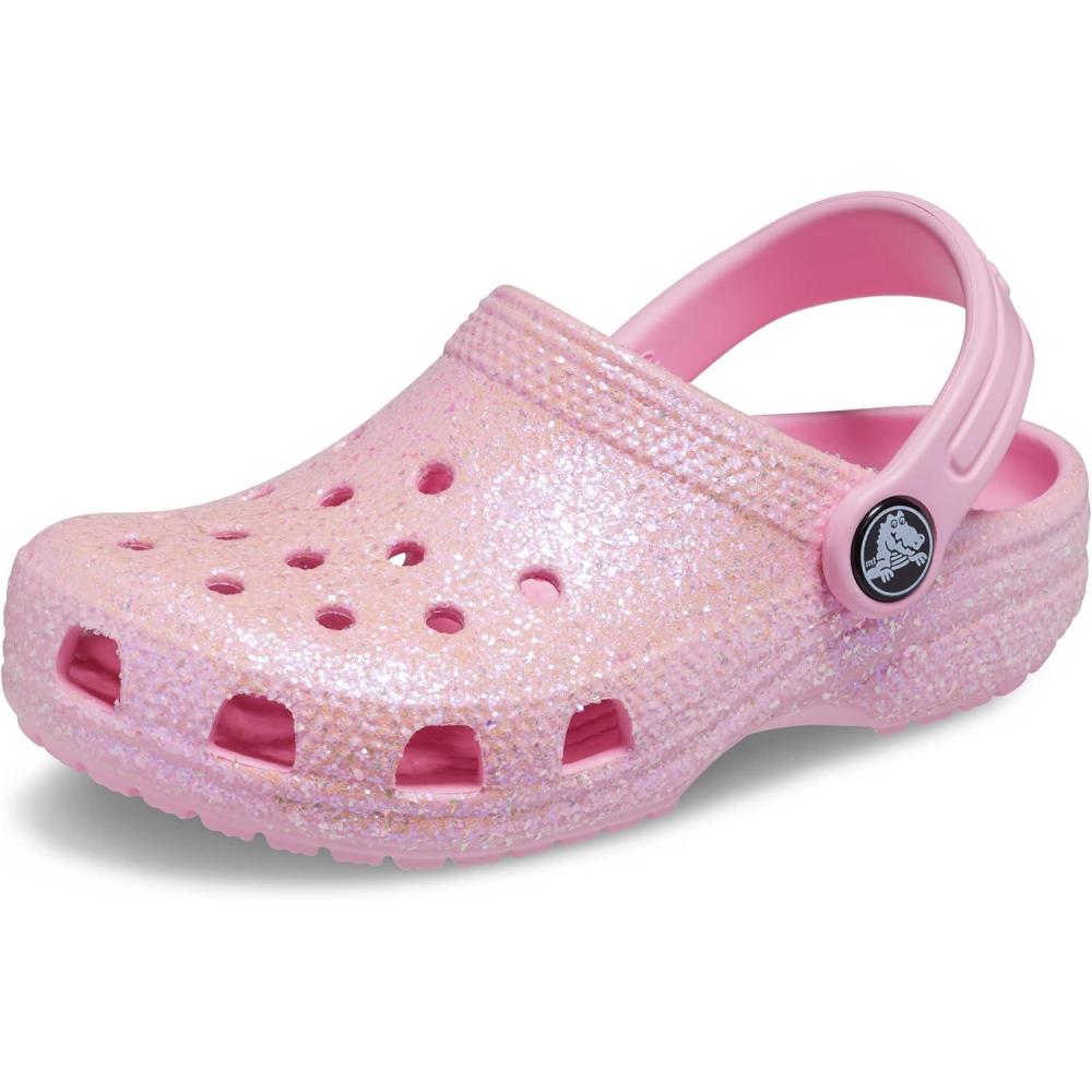 imageCrocs Kids Classic Glitter ClogFlamingo