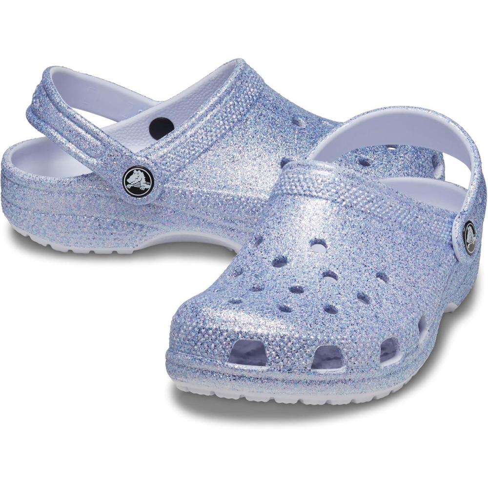 imageCrocs Kids Classic Glitter ClogFrosted Glitter