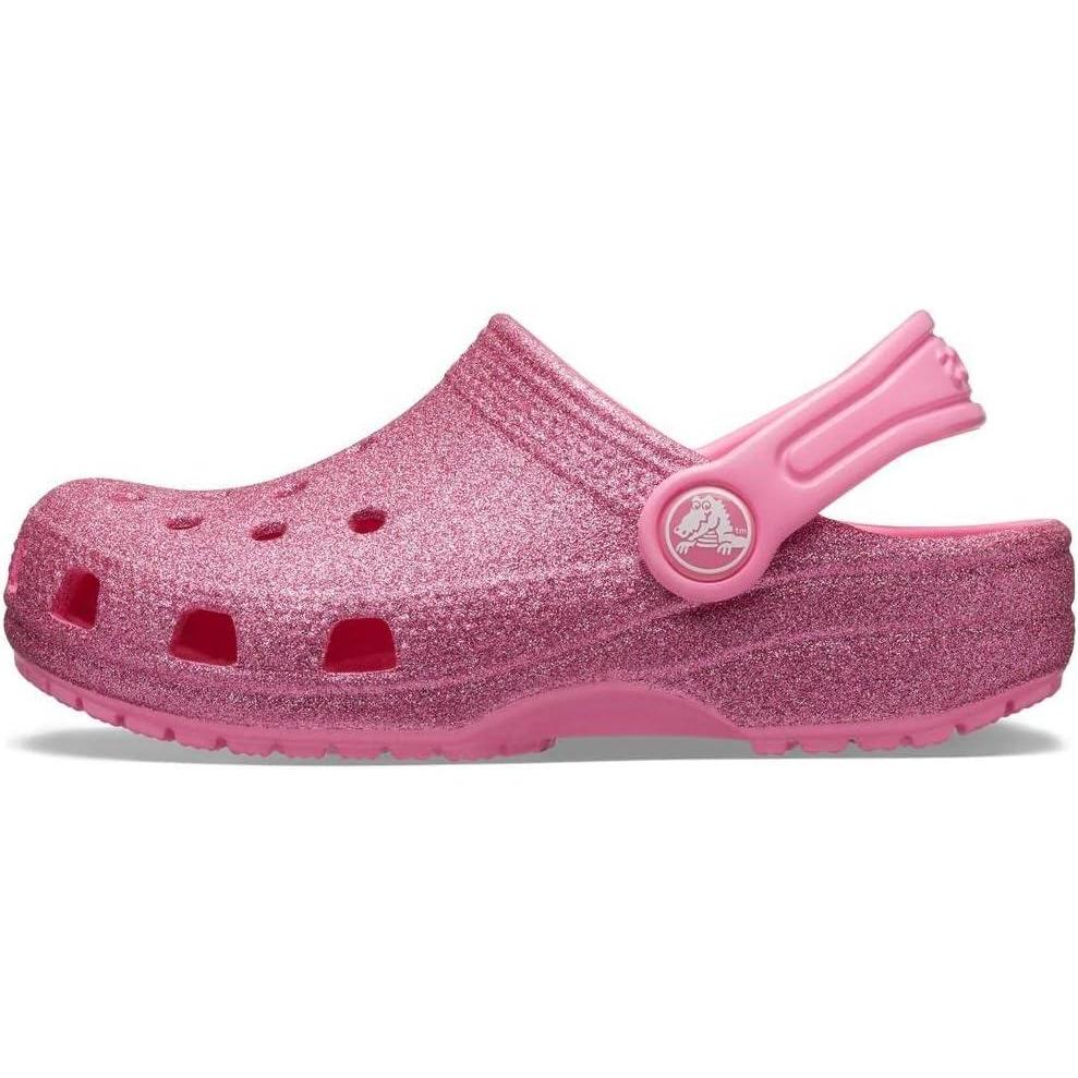 imageCrocs Kids Classic Glitter ClogPink Lemonade