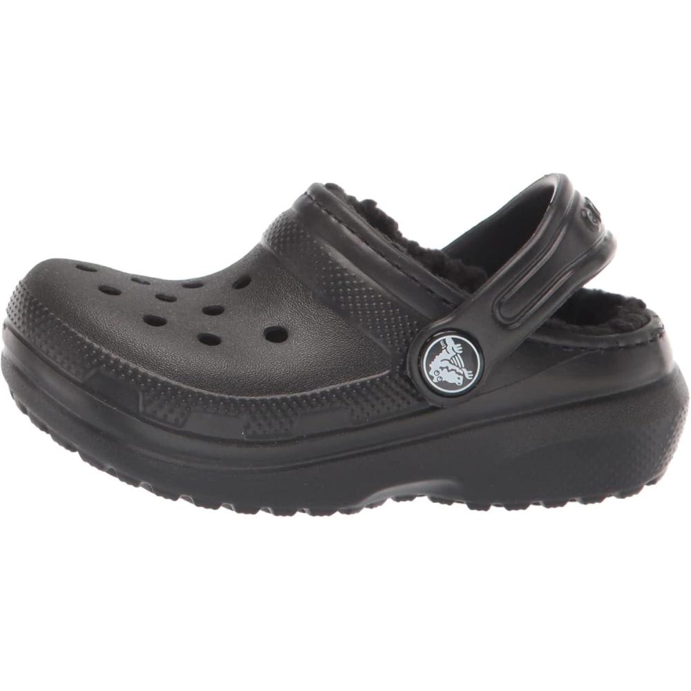 imageCrocs Kids Classic Lined ClogsBlackBlack