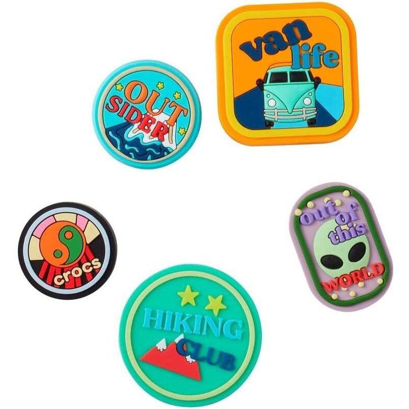 imageCrocs Kids Crocsfunlab Buzz Woody ClogsAdventure Patch 5Pack